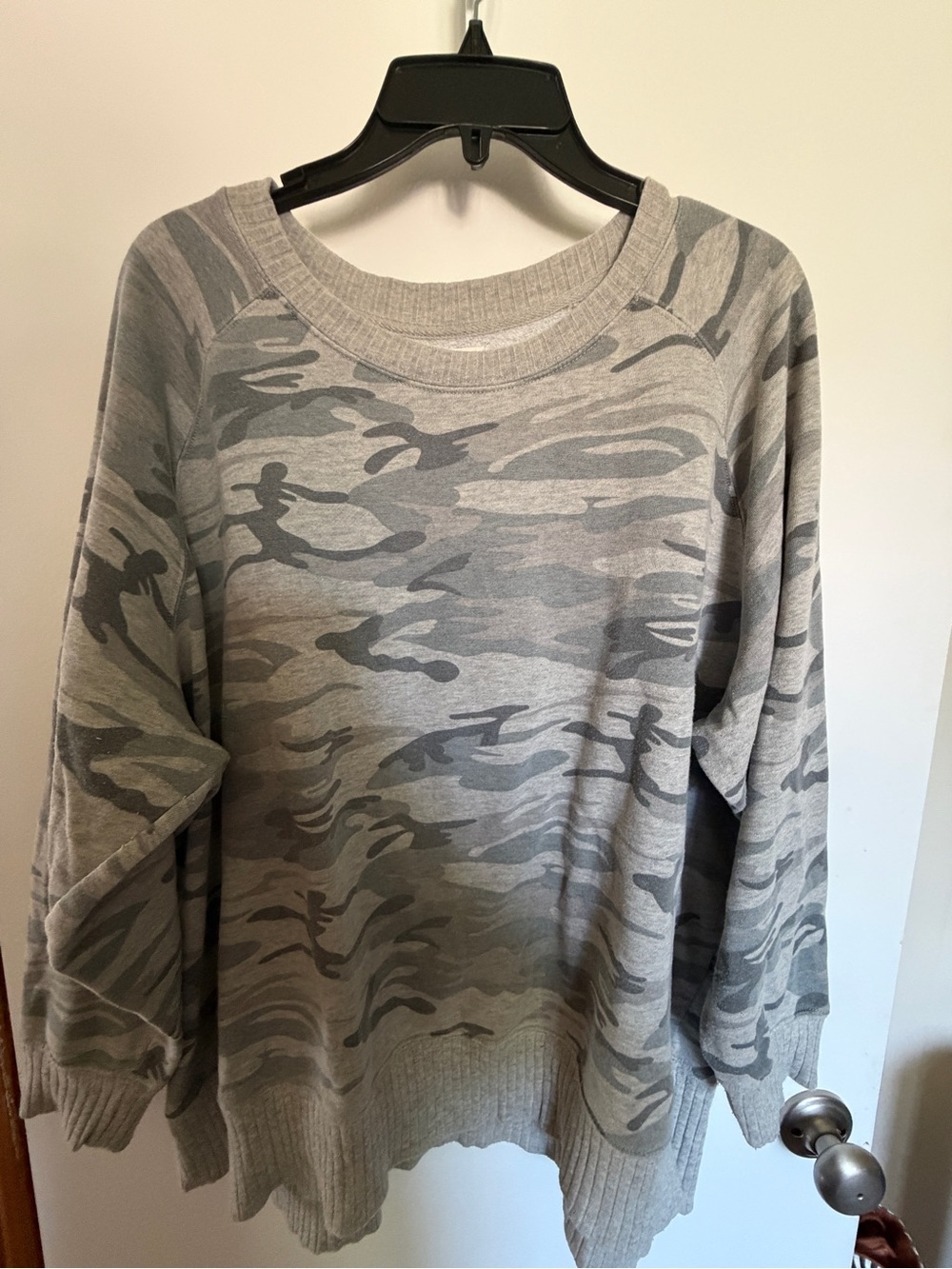 Camouflage Pullover Sweatshirt